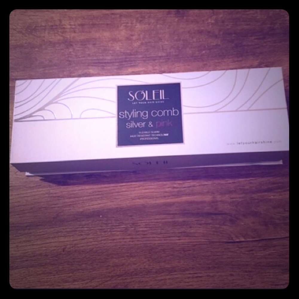 Soleil hair straightener comb
